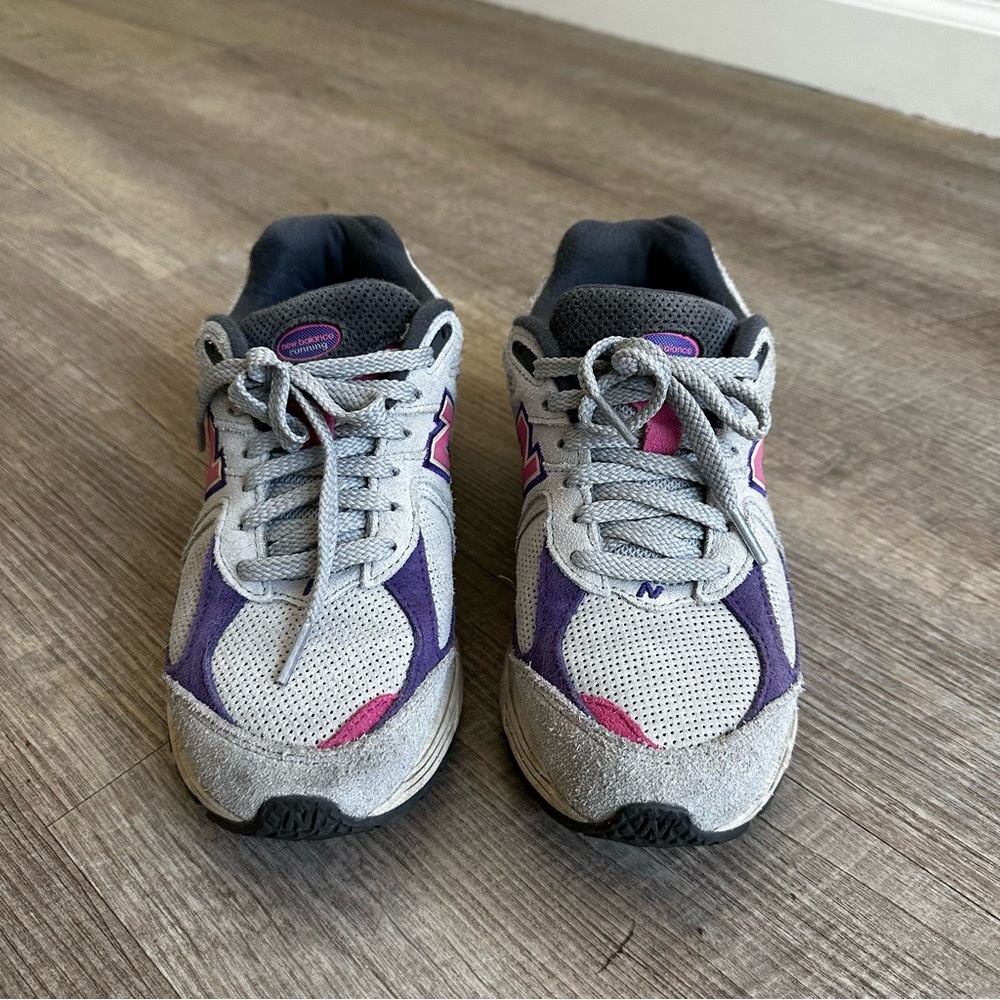 New balance 2002R rain cloud prism purple size 5